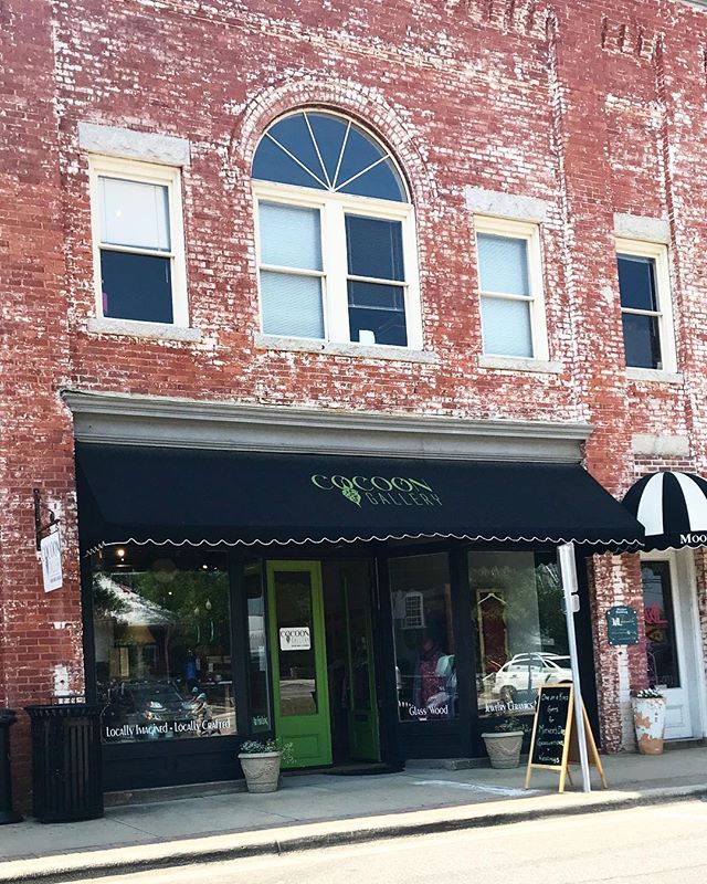 Downtown Apex is adorable and home to one of my stockists @cocoongallerync Make sure to stop in and check out their collection if you ever find yourself there